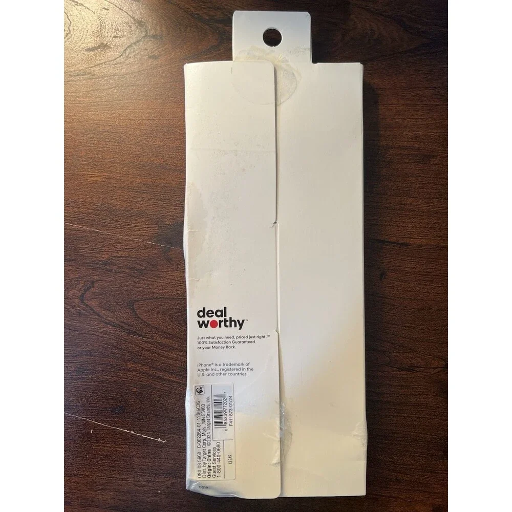 Deal Worthy Tempered Glass Screen Protector For iPhone 15 Pro Max